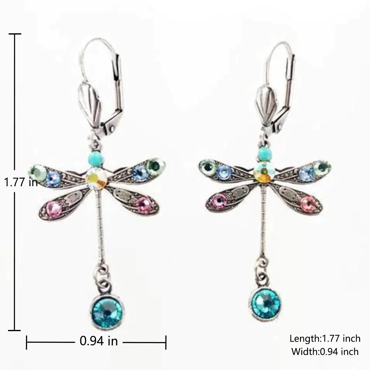 Boucles d'Oreilles Élégantes en Libellule