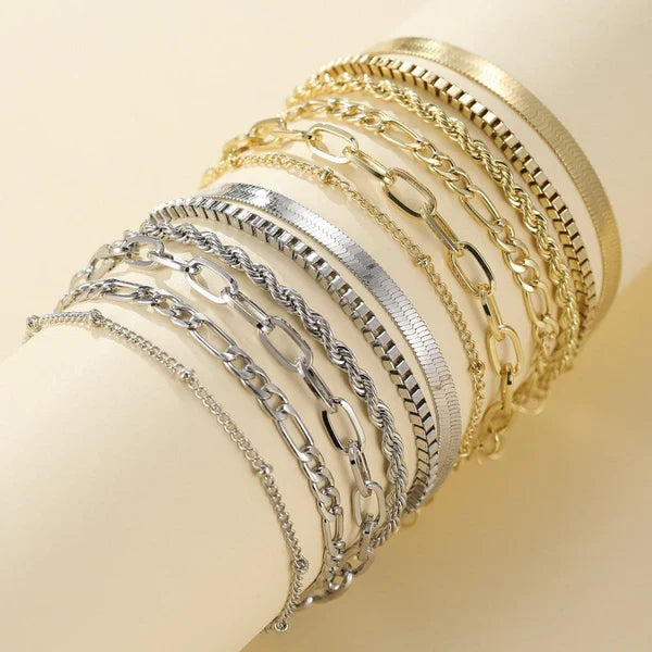 Bracelet set 5 pièces en or