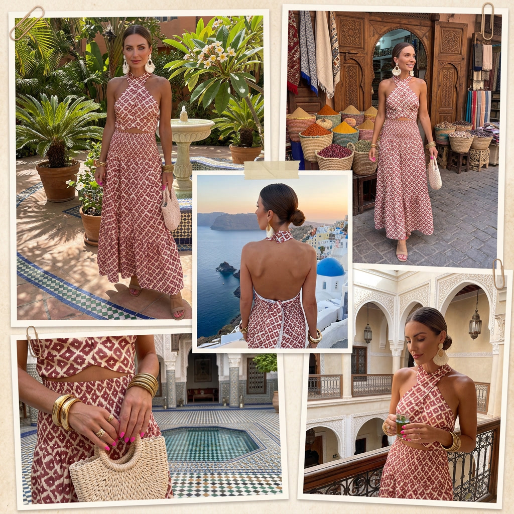 Elsa | Conjunto Elegante Diseño de Hombros Descubiertos