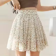 Falda de estampado floral