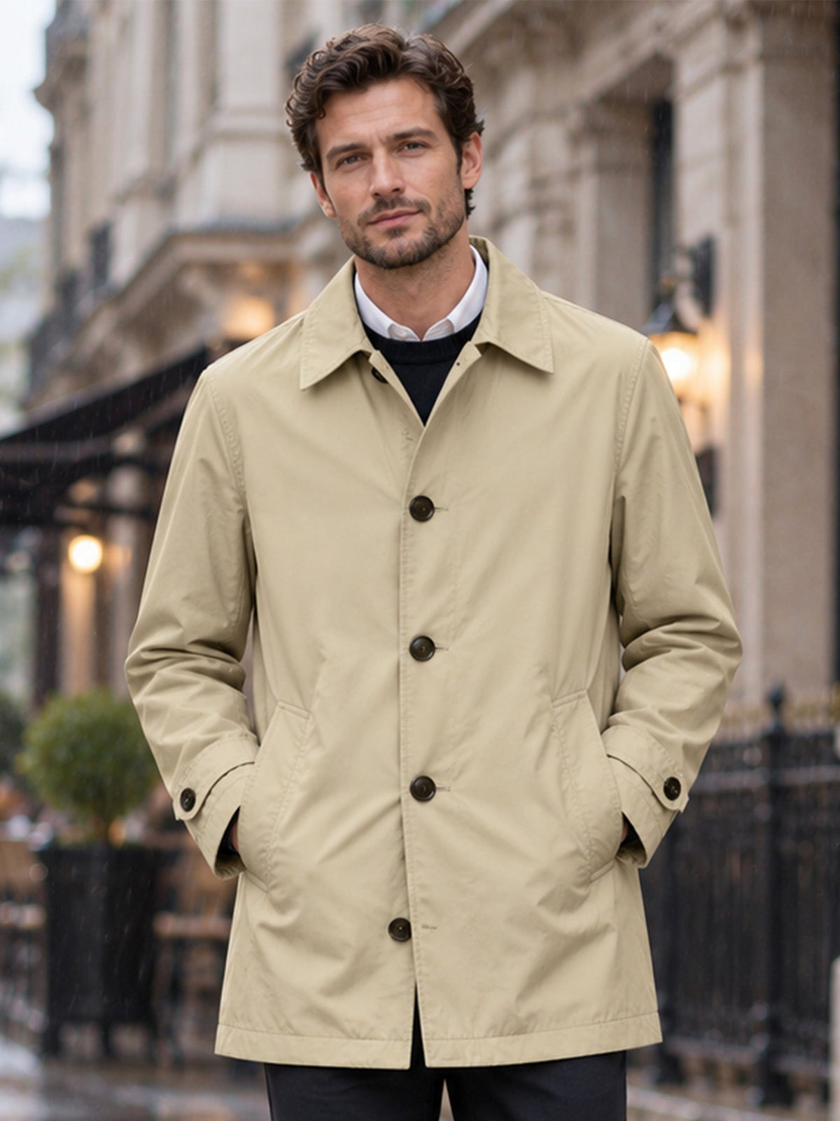 Gabardina Corta Impermeable Nils