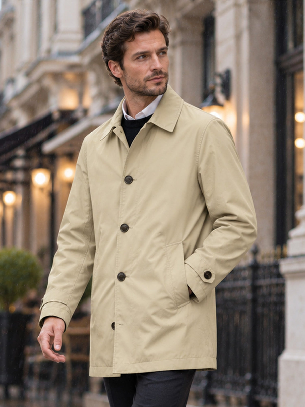 Gabardina Corta Impermeable Nils