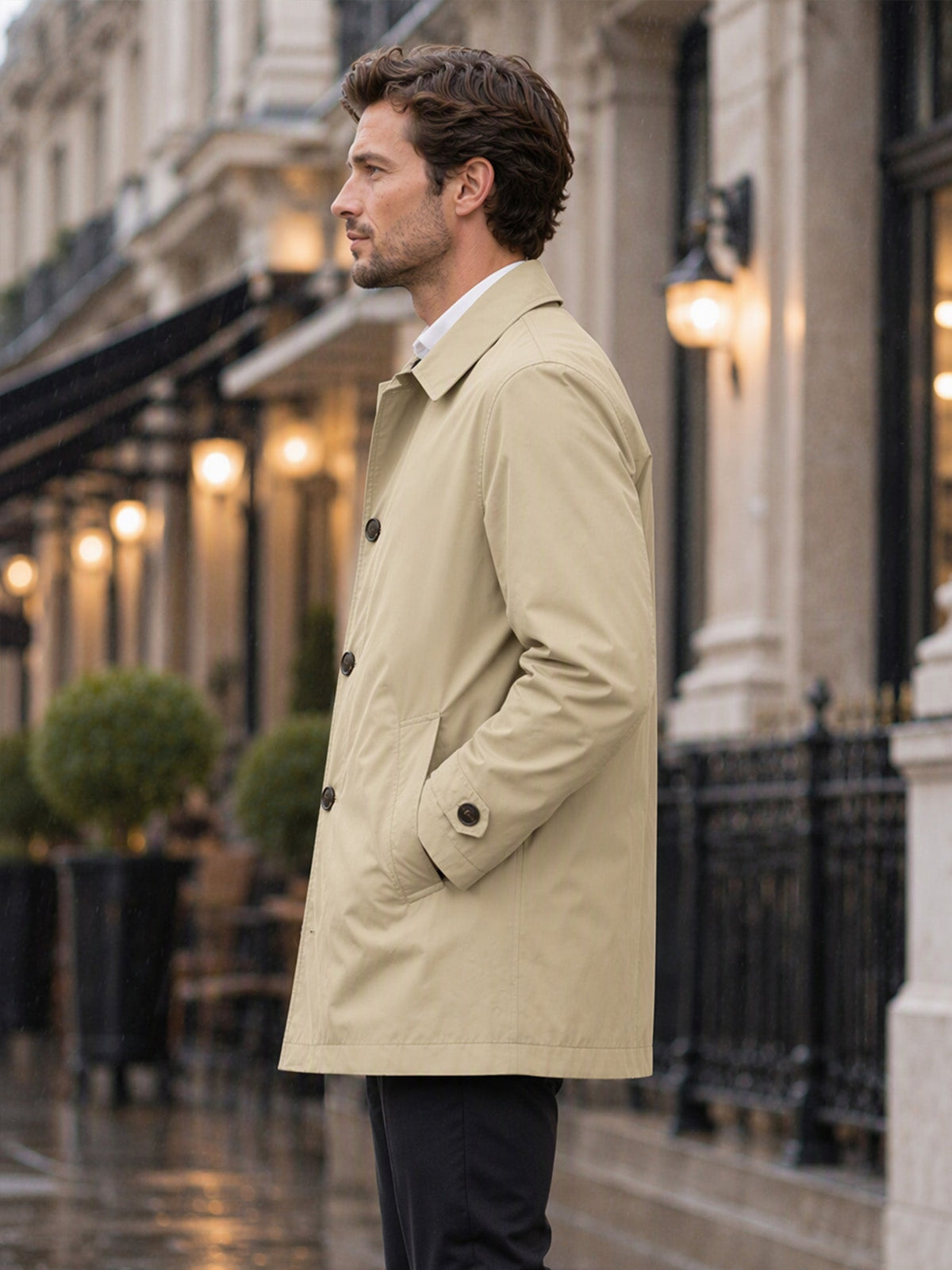 Gabardina Corta Impermeable Nils