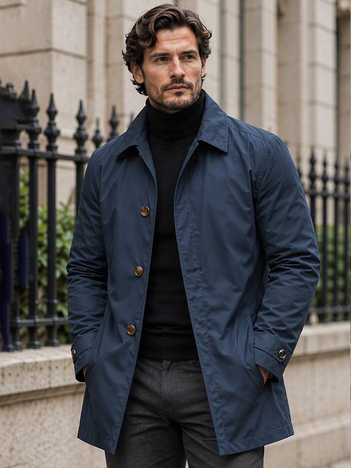 Gabardina Corta Impermeable Nils