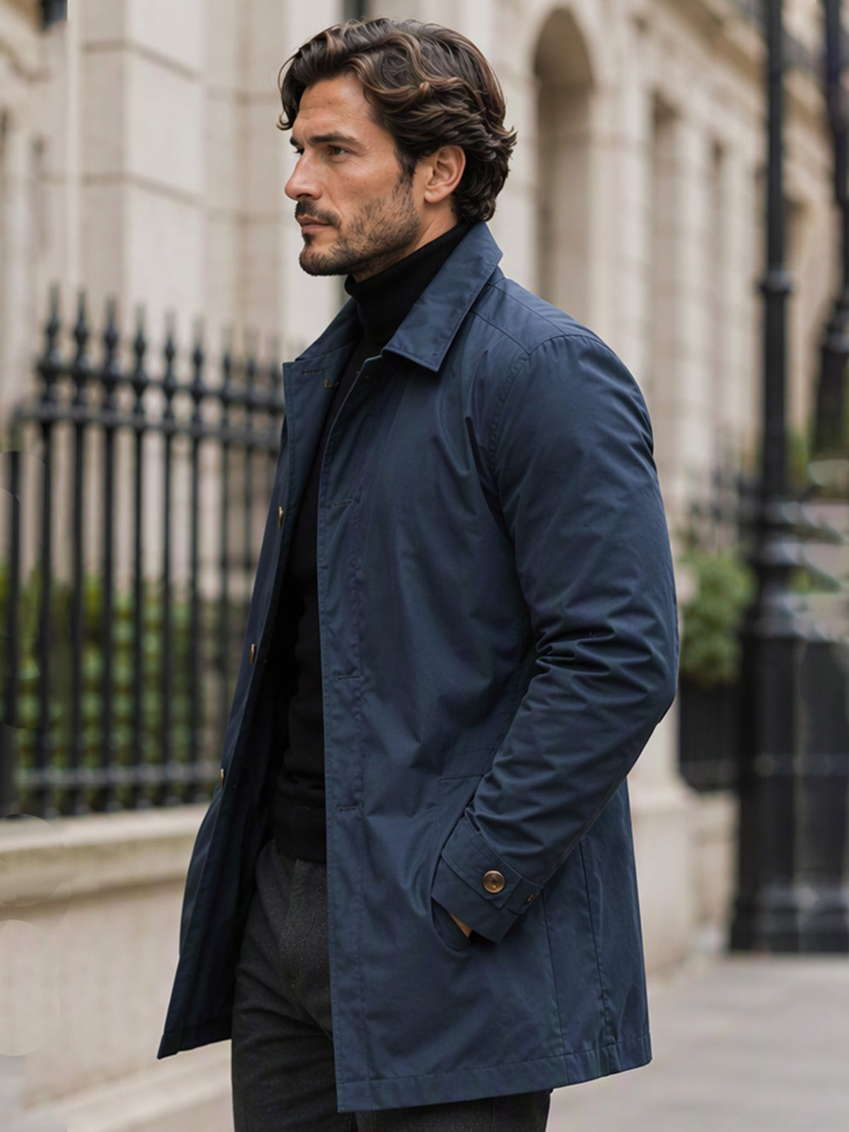 Gabardina Corta Impermeable Nils