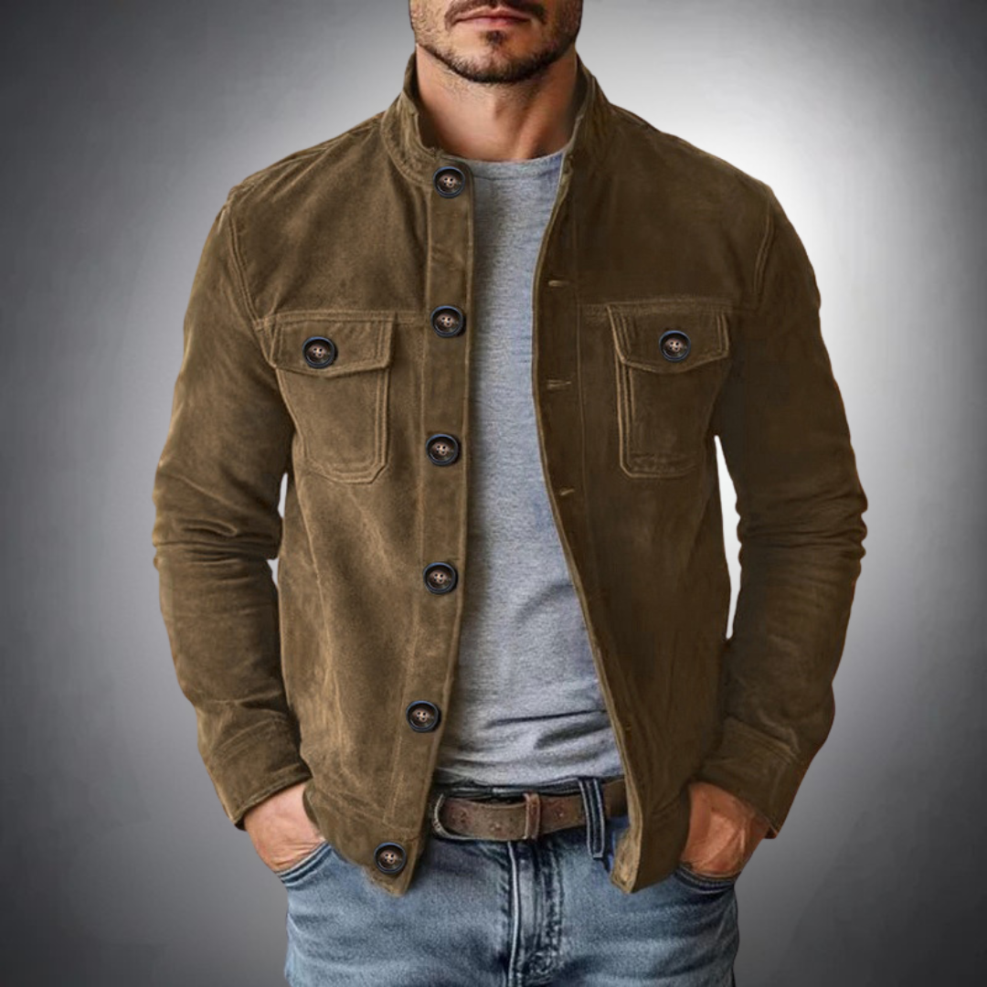 Chaqueta Efecto Ante Jari