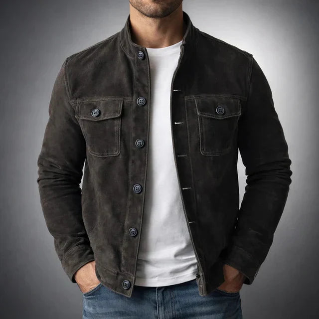 Chaqueta Efecto Ante Jari