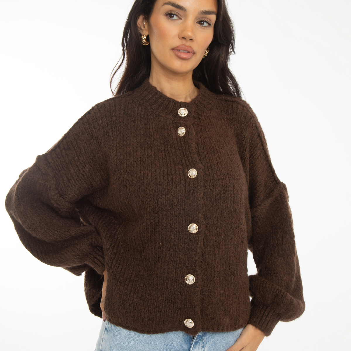 Cárdigan corto oversize CozyGlam