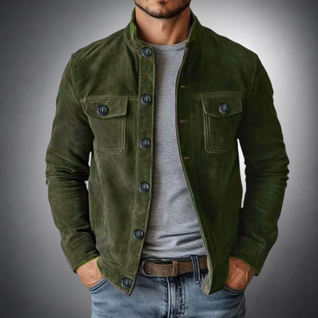 Chaqueta Efecto Ante Jari
