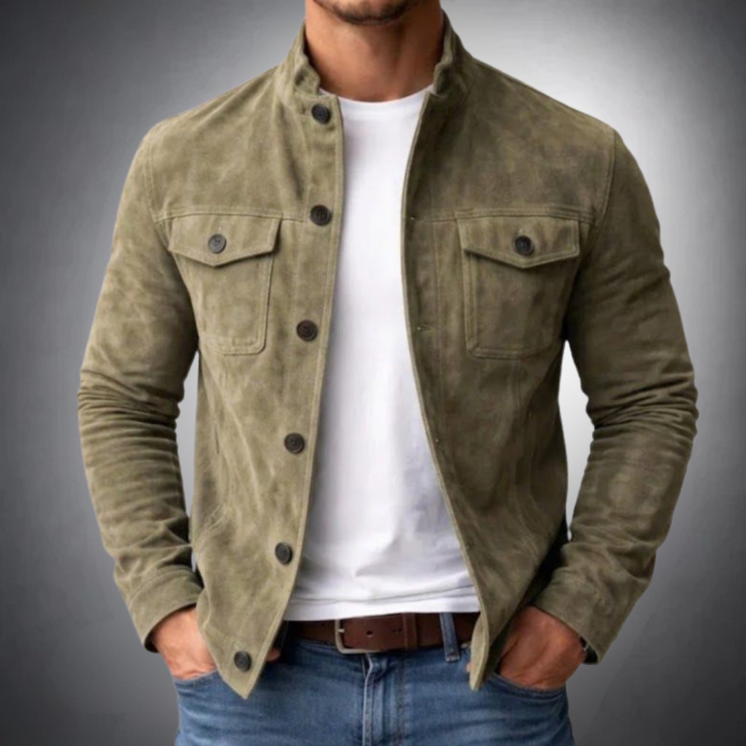 Chaqueta Efecto Ante Jari