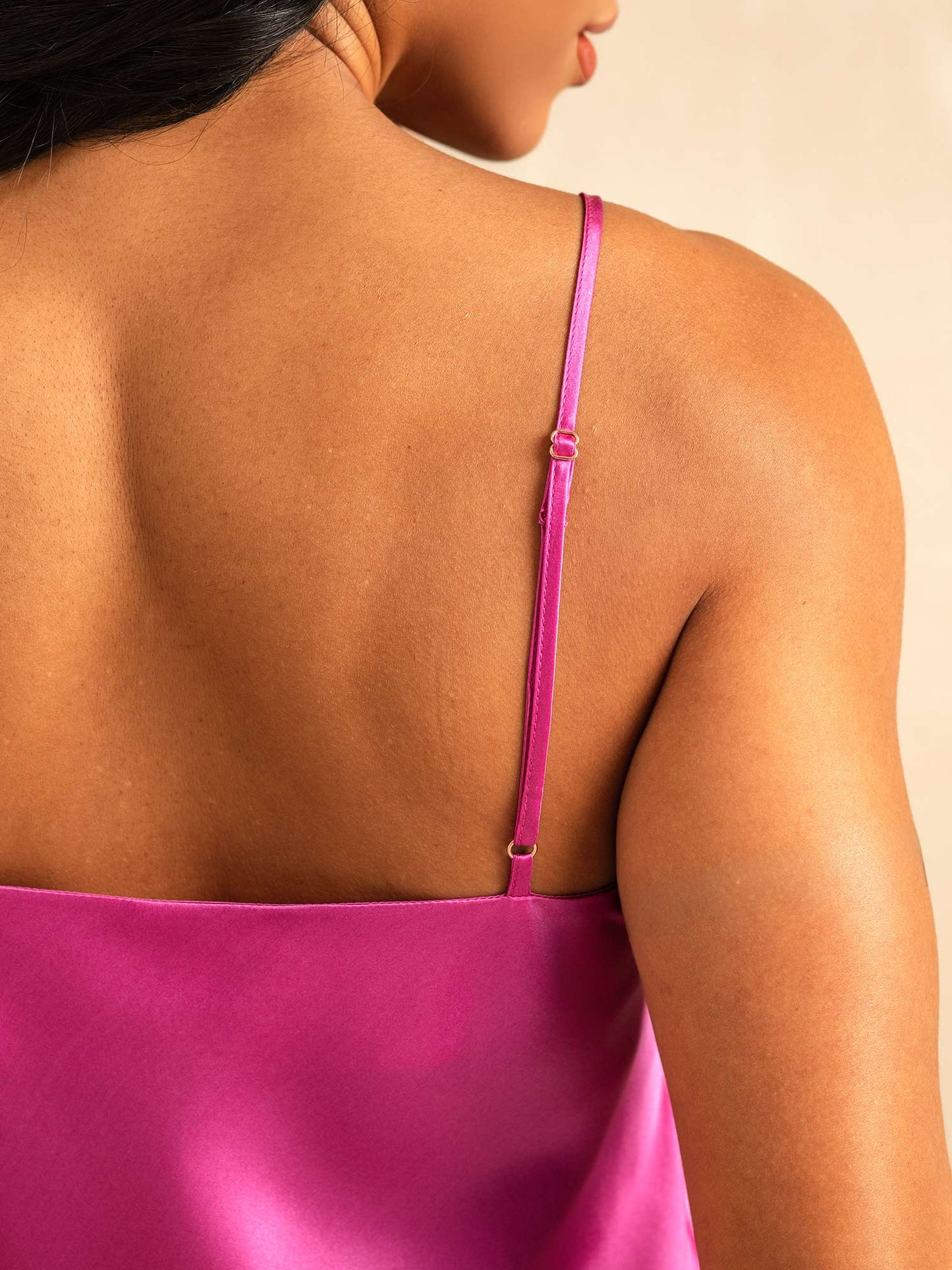 Ensemble de Camisole en Pure Soie à Bretelles Spaghetti
