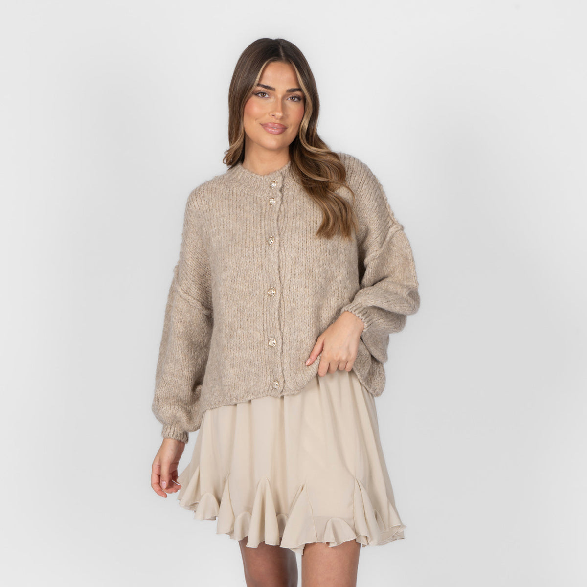 Cárdigan corto oversize CozyGlam