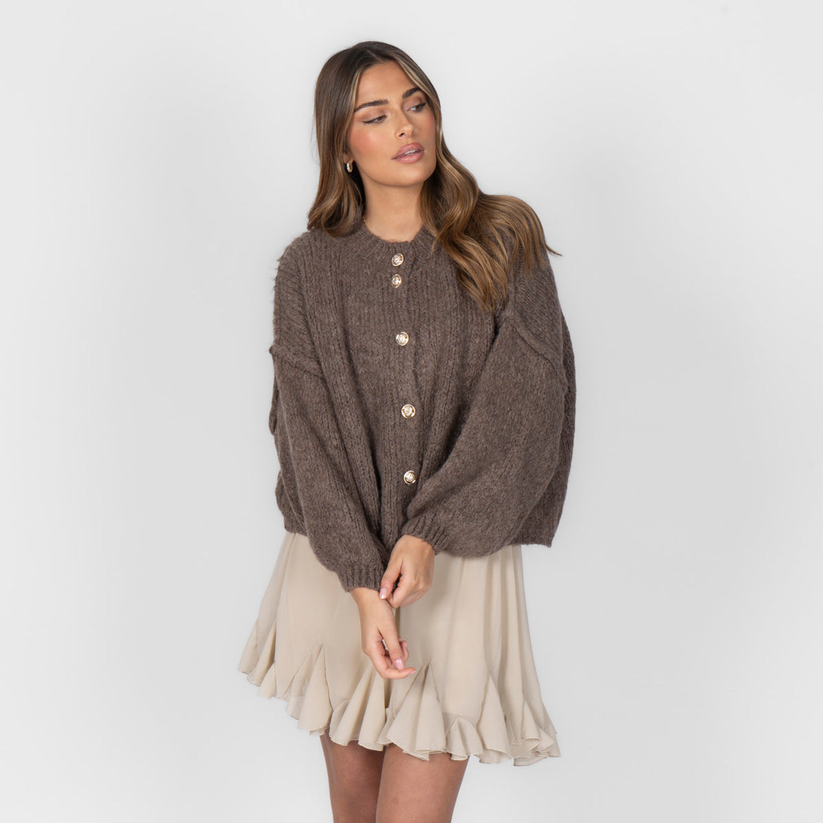 Cárdigan corto oversize CozyGlam