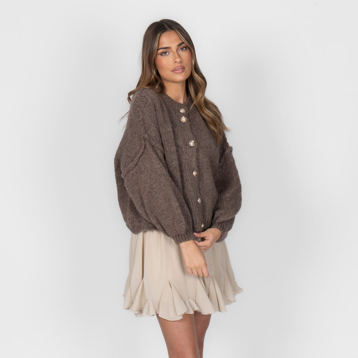 Cárdigan corto oversize CozyGlam