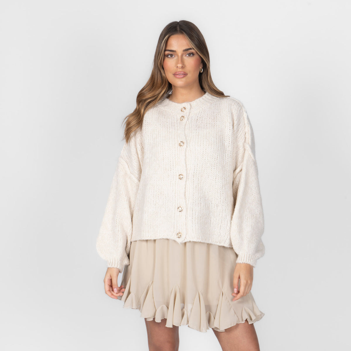 Cárdigan corto oversize CozyGlam