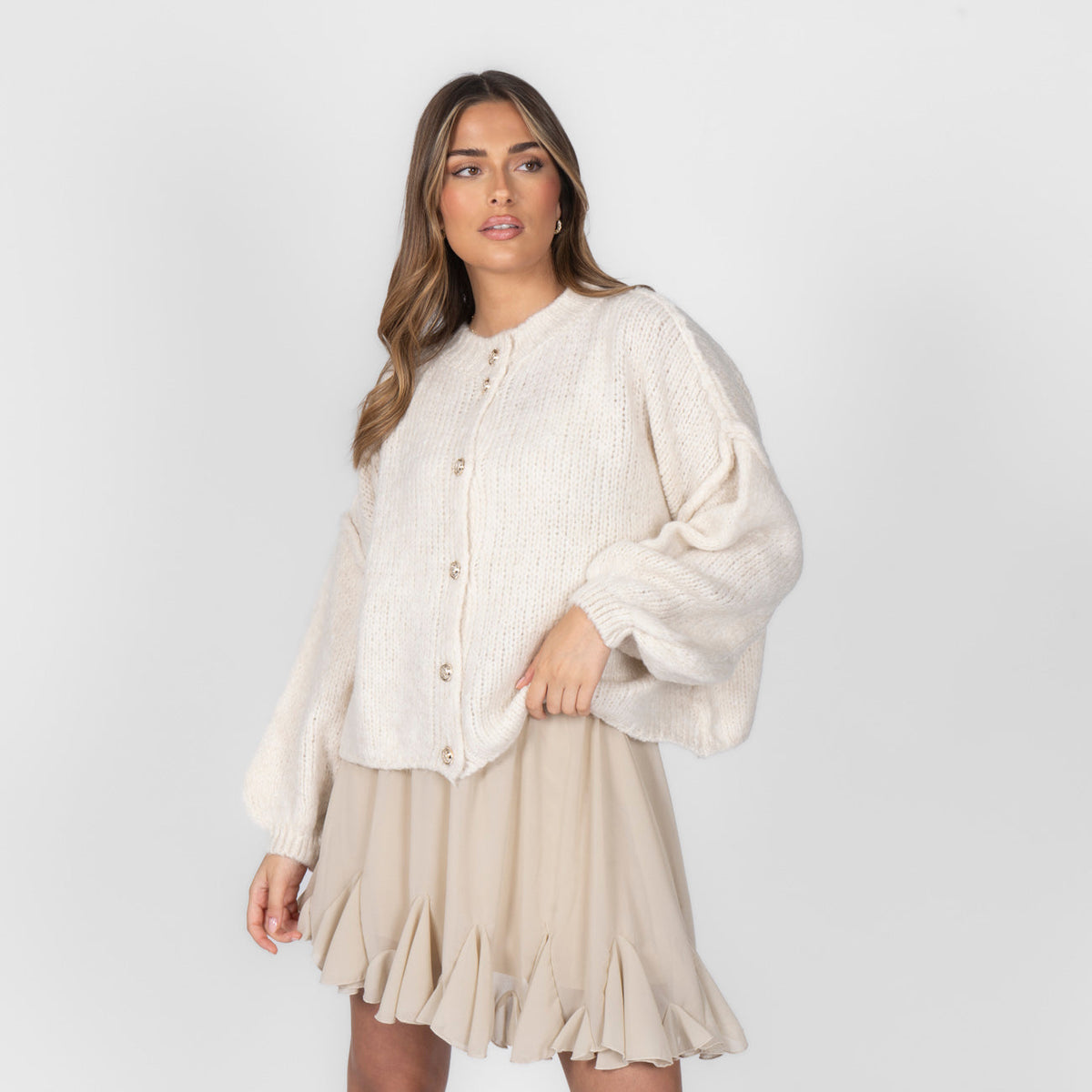 Cárdigan corto oversize CozyGlam