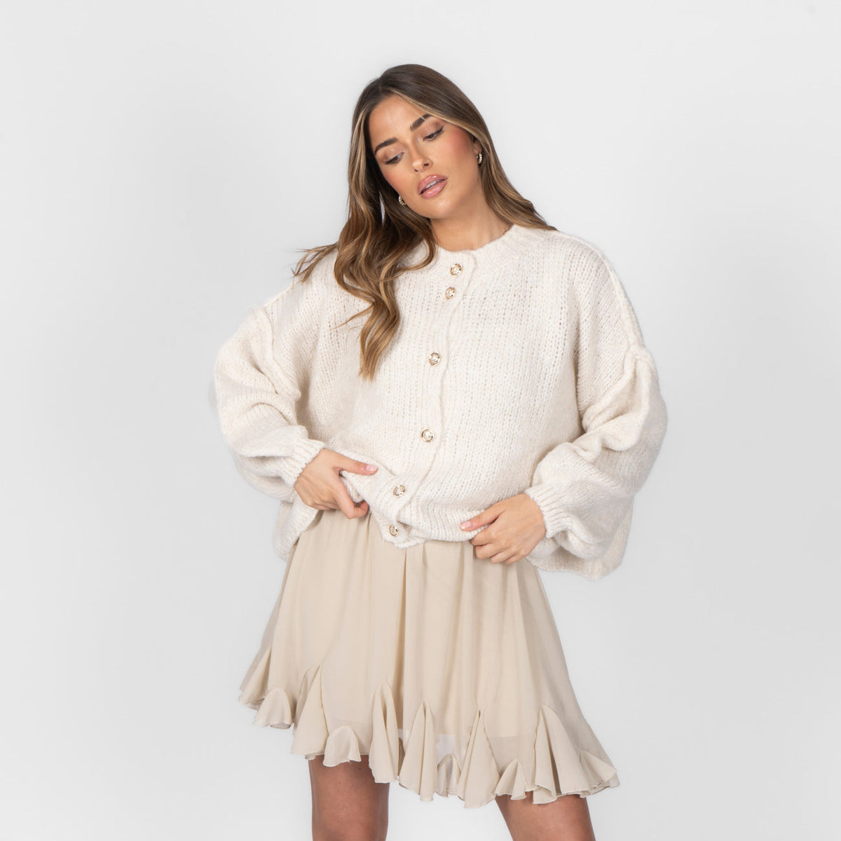 Cárdigan corto oversize CozyGlam
