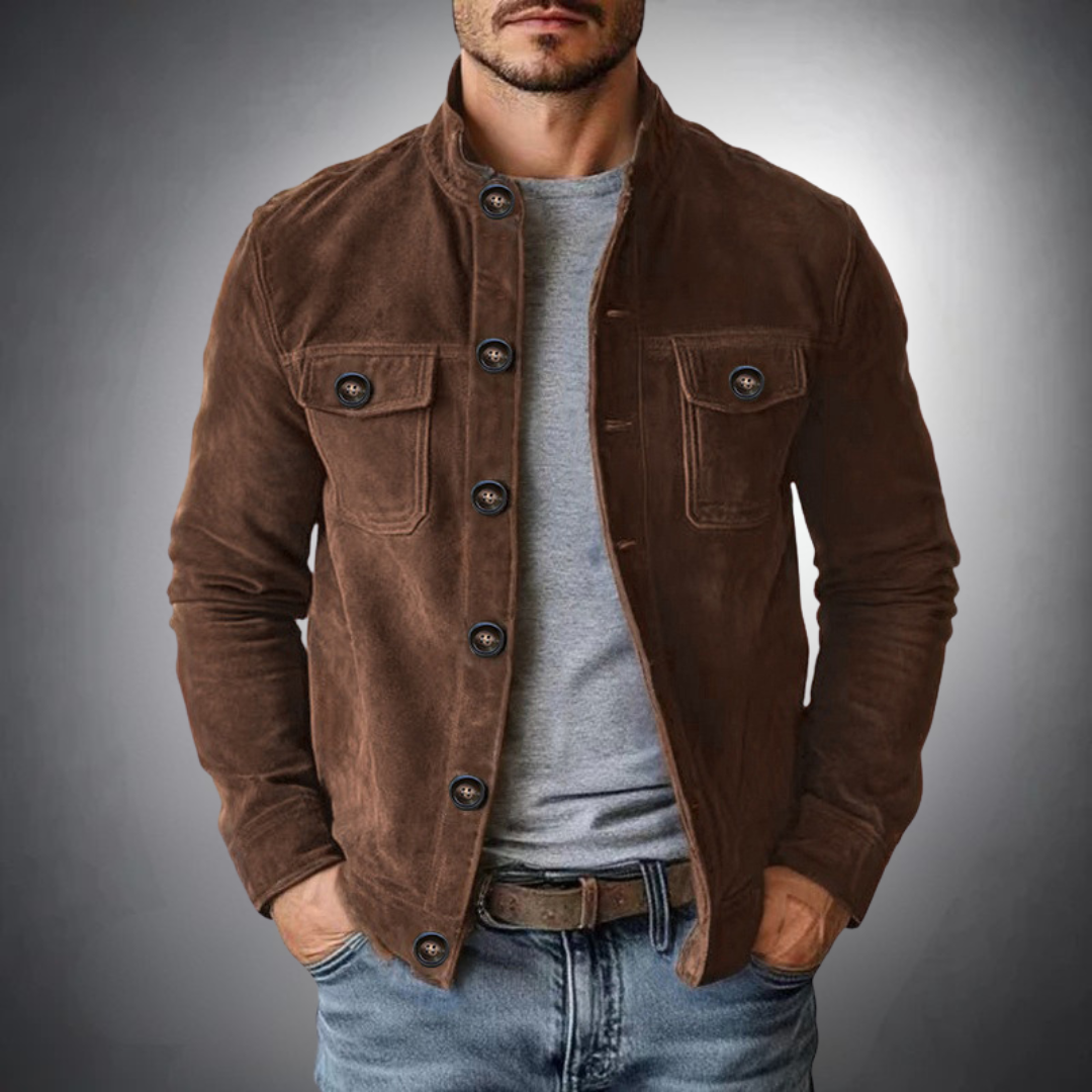 Chaqueta Efecto Ante Jari