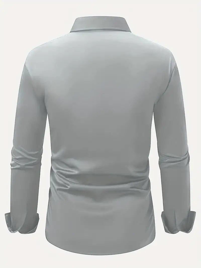 Camisa Entallada de Manga Larga