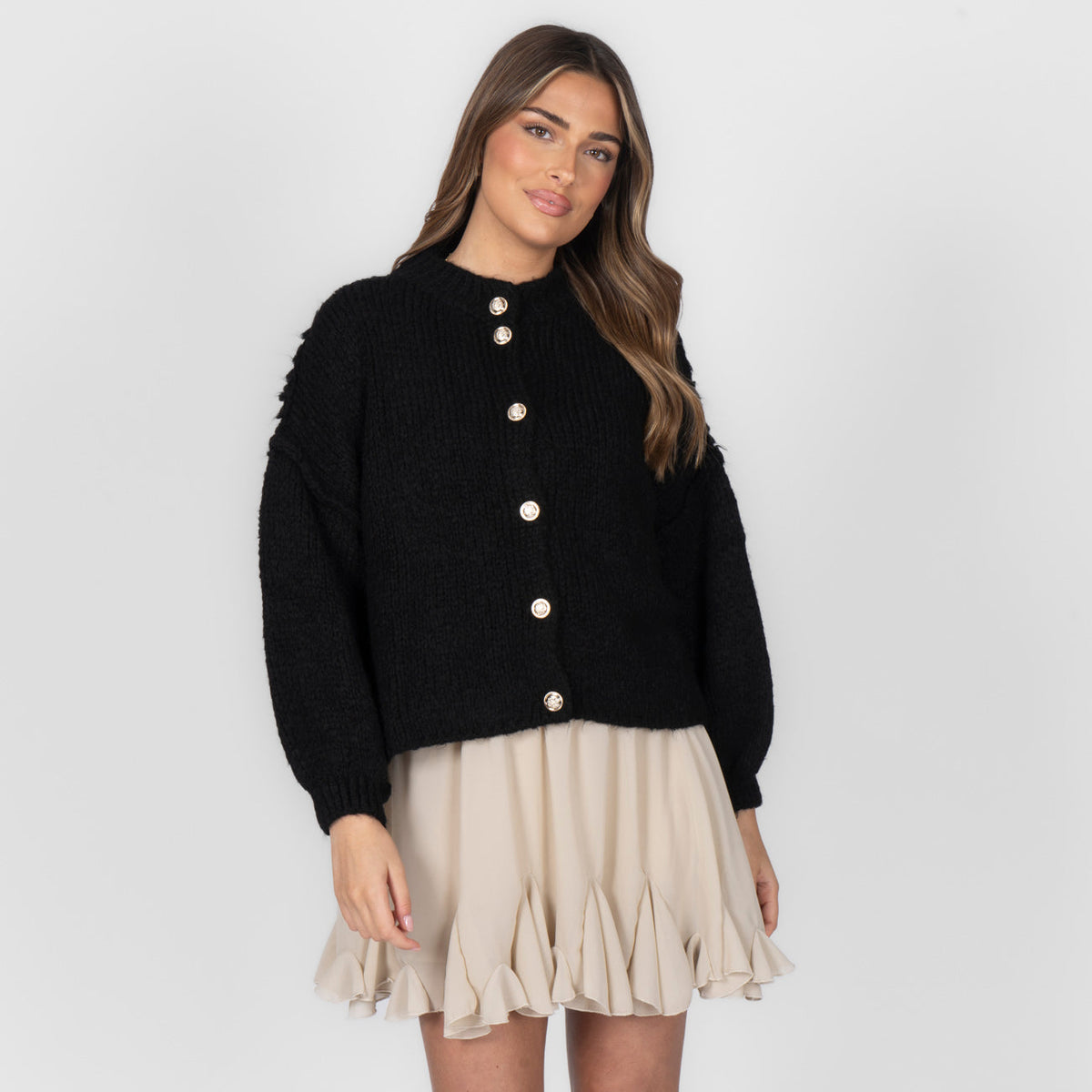 Cárdigan corto oversize CozyGlam