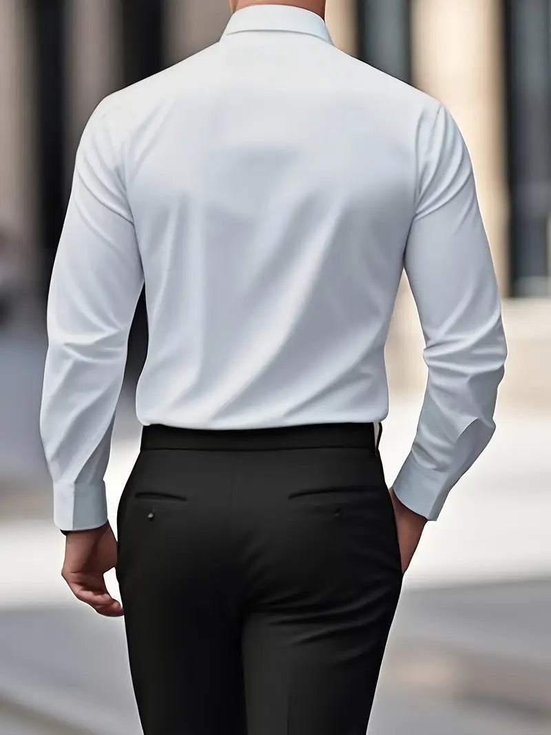 Camisa Entallada de Manga Larga