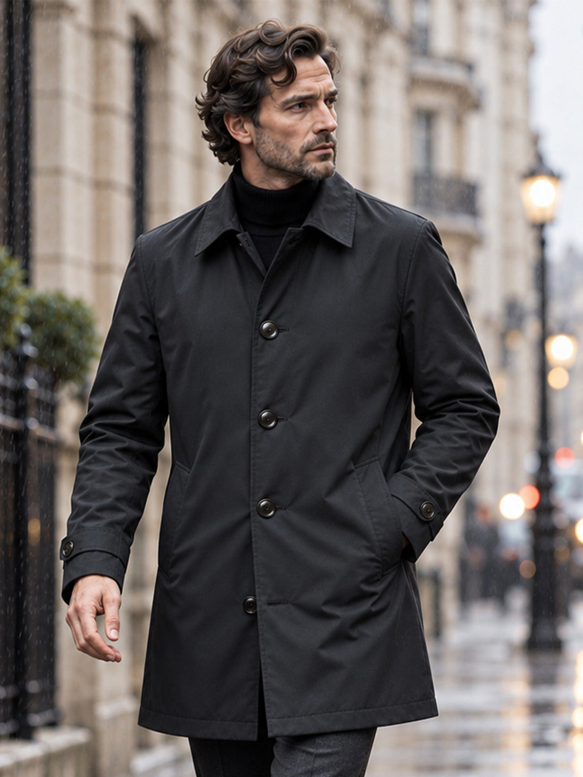 Gabardina Corta Impermeable Nils