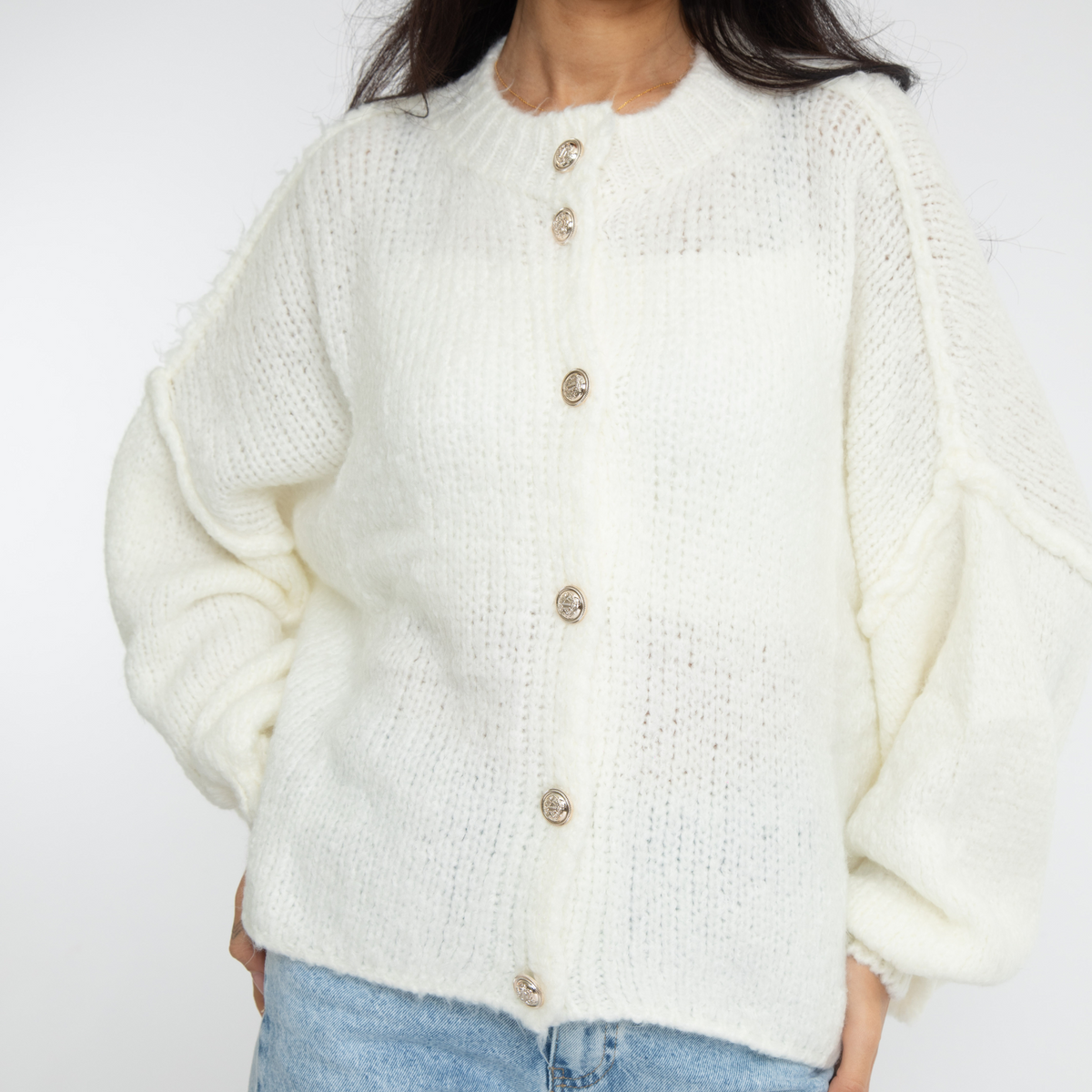 Cárdigan corto oversize CozyGlam