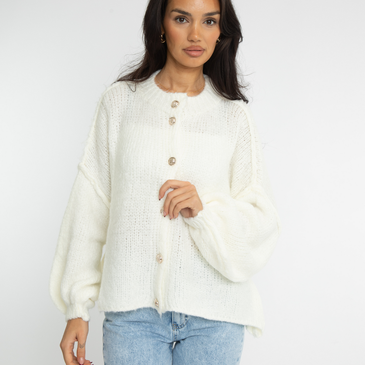 Cárdigan corto oversize CozyGlam