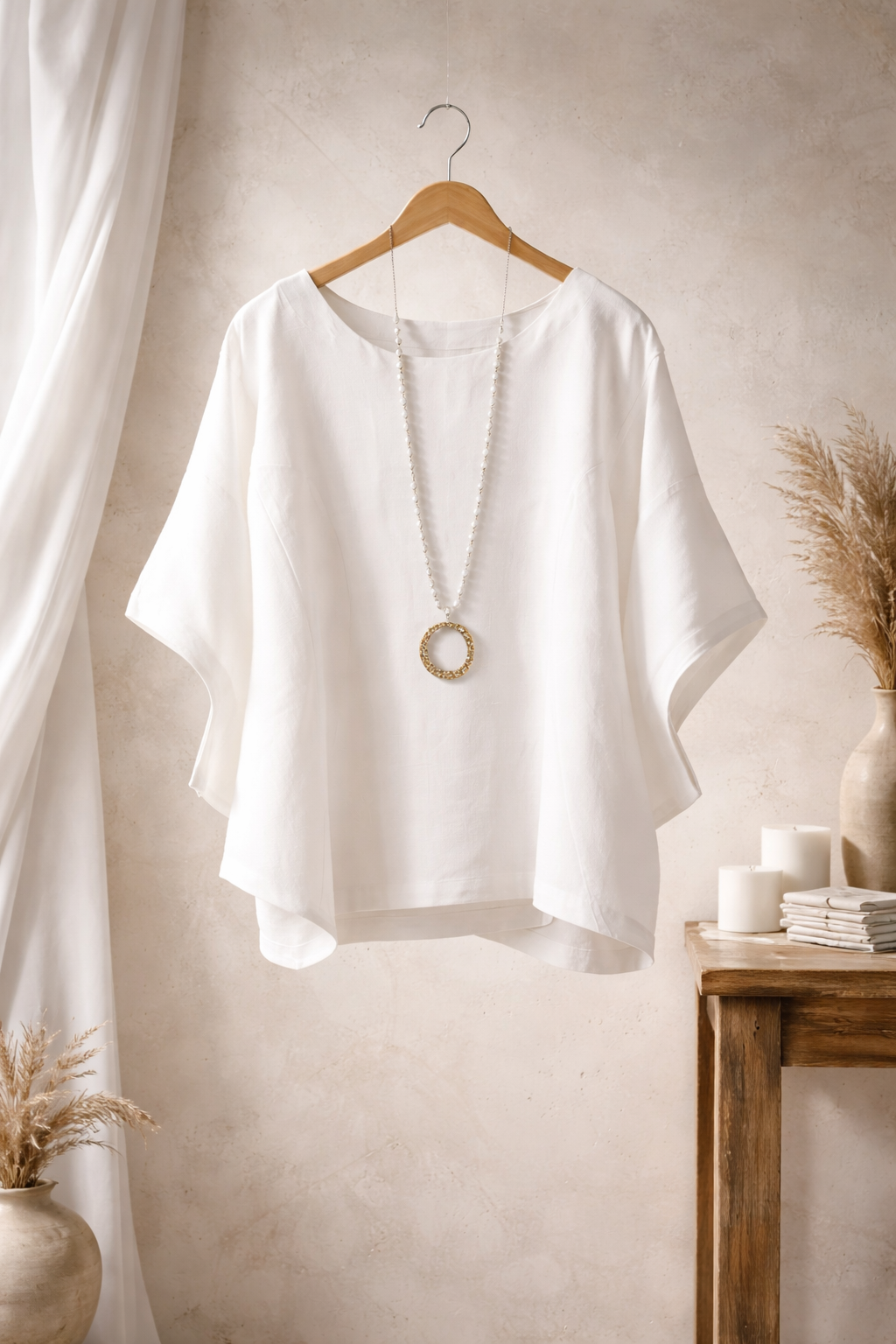Blusa informal lisa