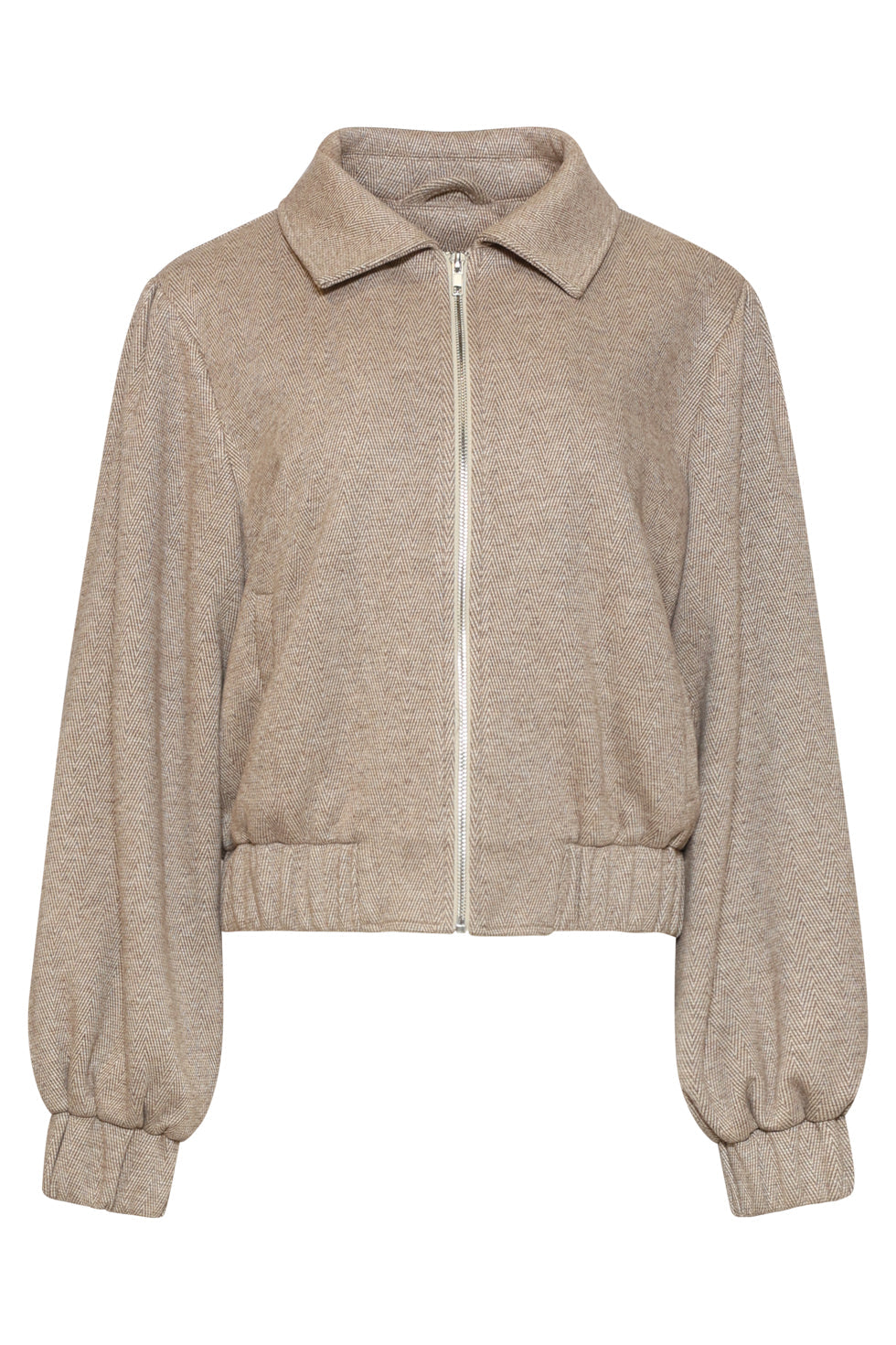 Cazadora Bomber de Espiga Topo