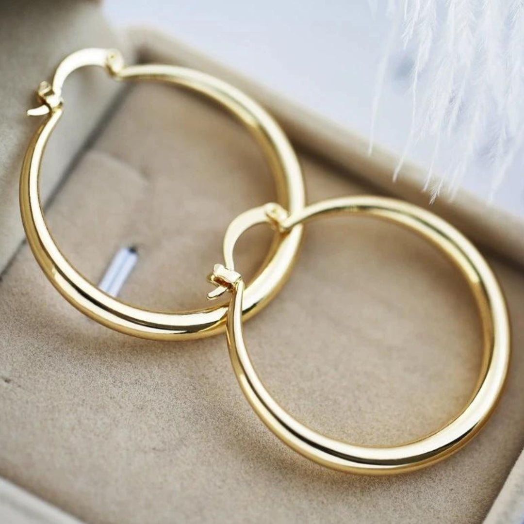 Boucles d'oreilles en or à fort impact