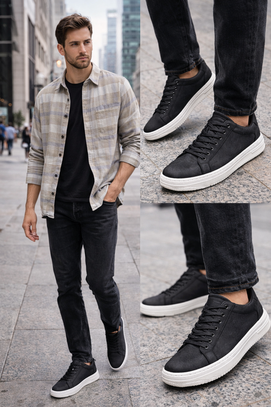 Naxos Low-top Leather Sneakers
