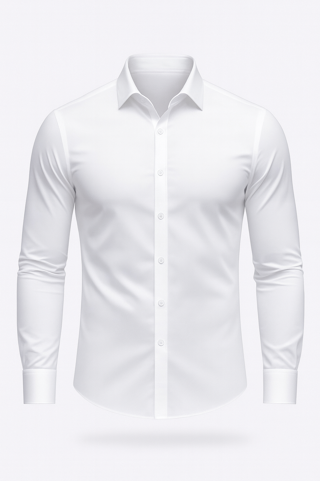 Camisa Entallada de Manga Larga