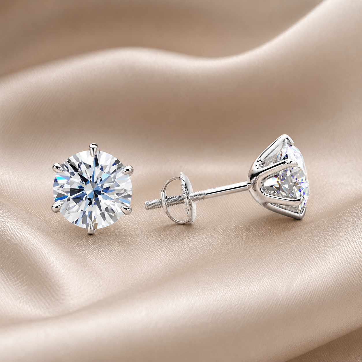 Boucles d'oreilles Chic en Or Blanc Tera