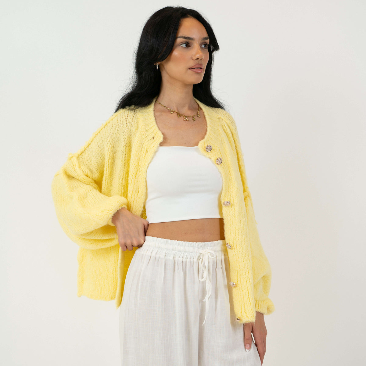 Cárdigan corto oversize CozyGlam