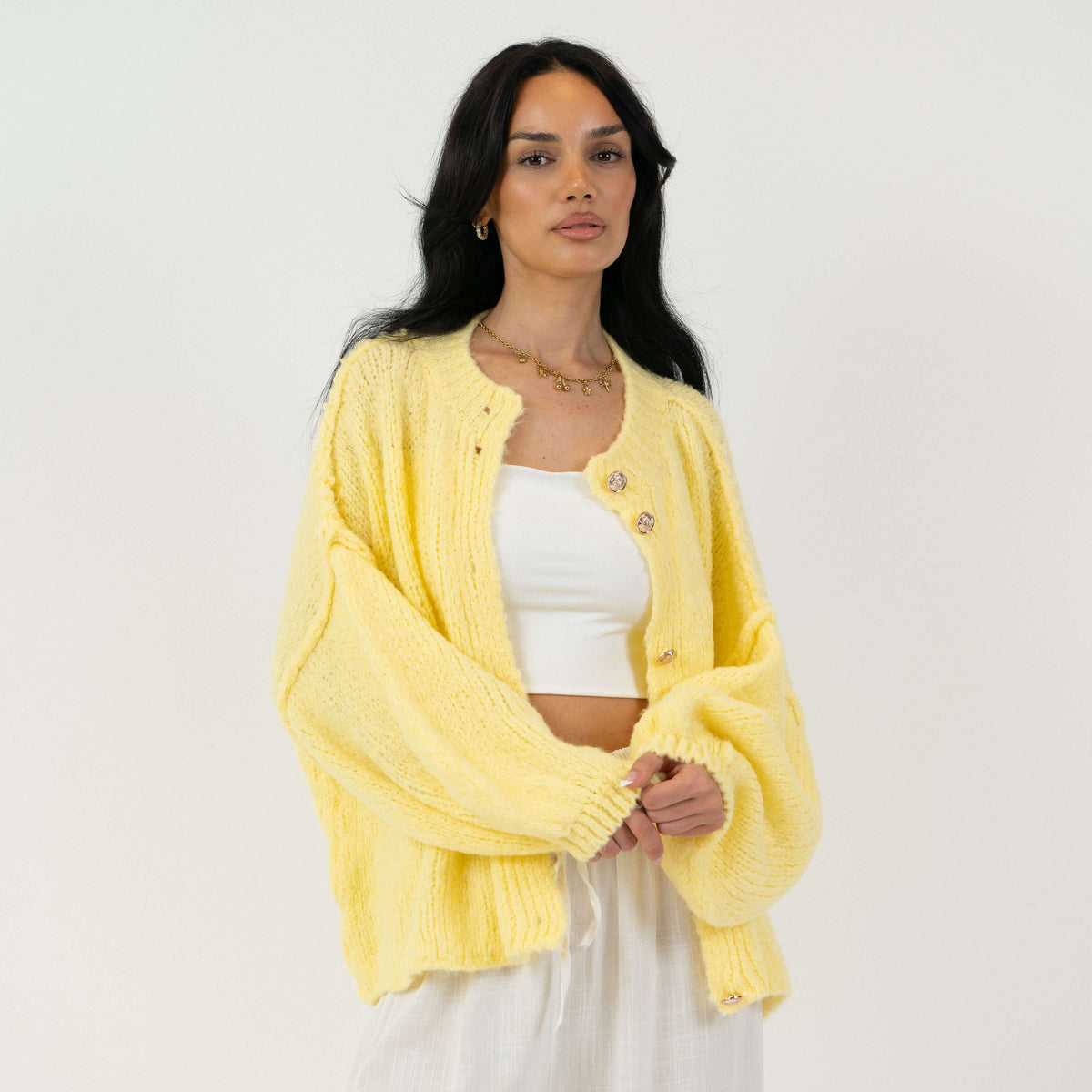 Cárdigan corto oversize CozyGlam