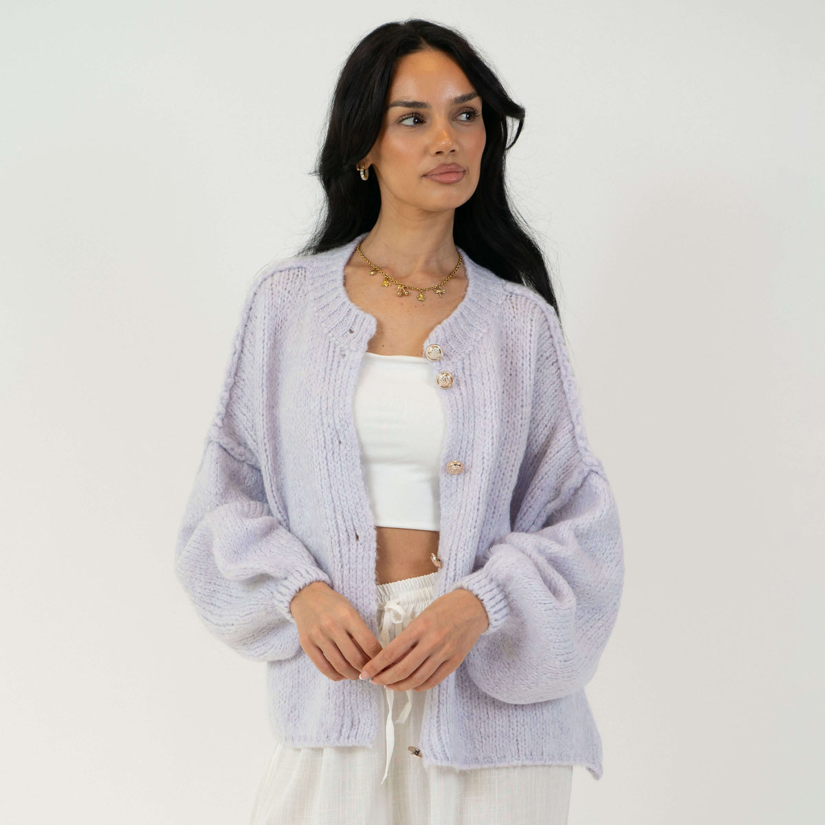 Cárdigan corto oversize CozyGlam