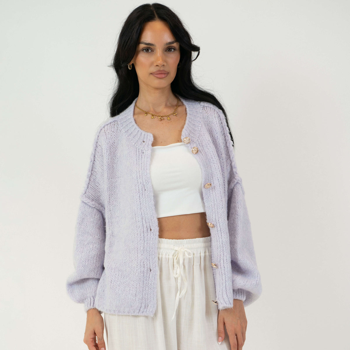 Cárdigan corto oversize CozyGlam