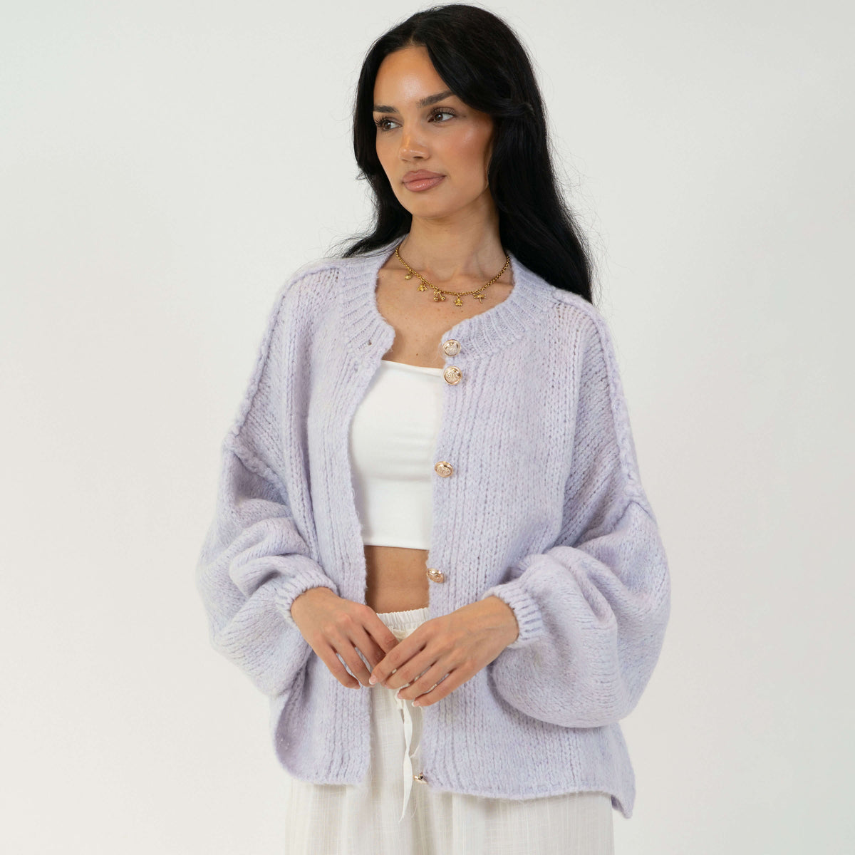Cárdigan corto oversize CozyGlam