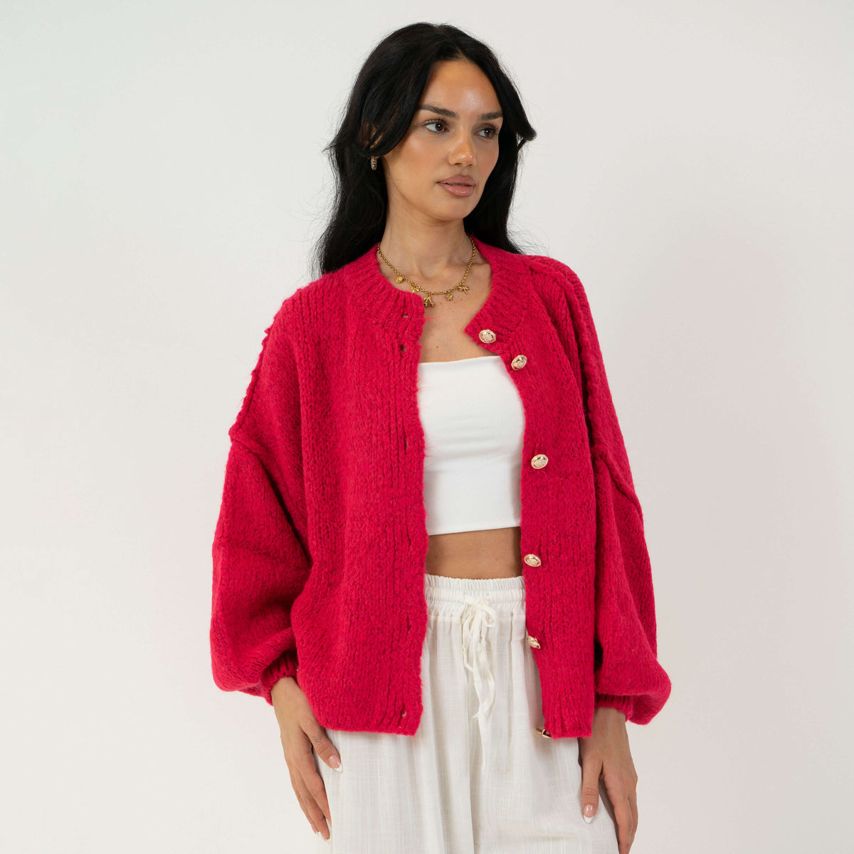 Cárdigan corto oversize CozyGlam