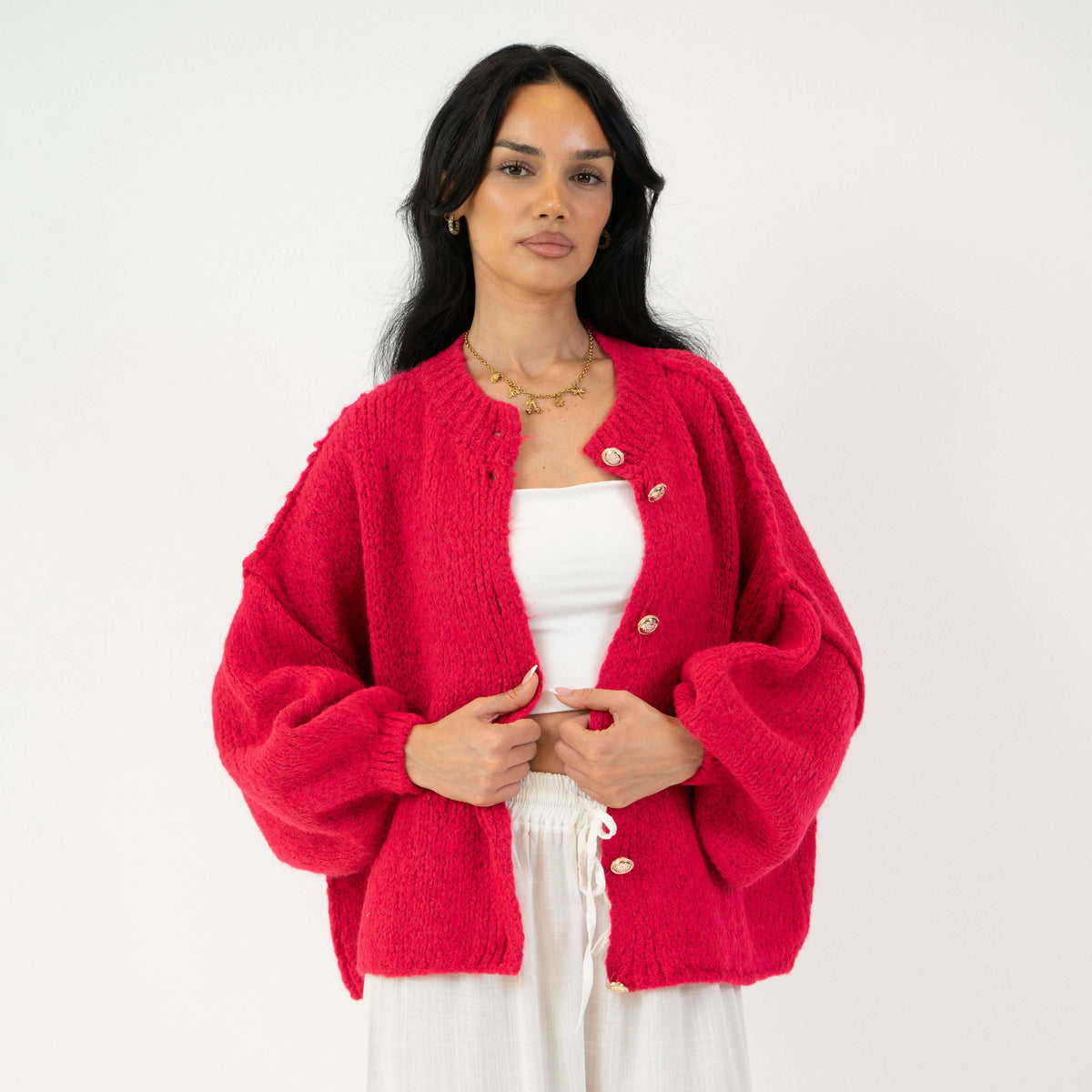 Cárdigan corto oversize CozyGlam