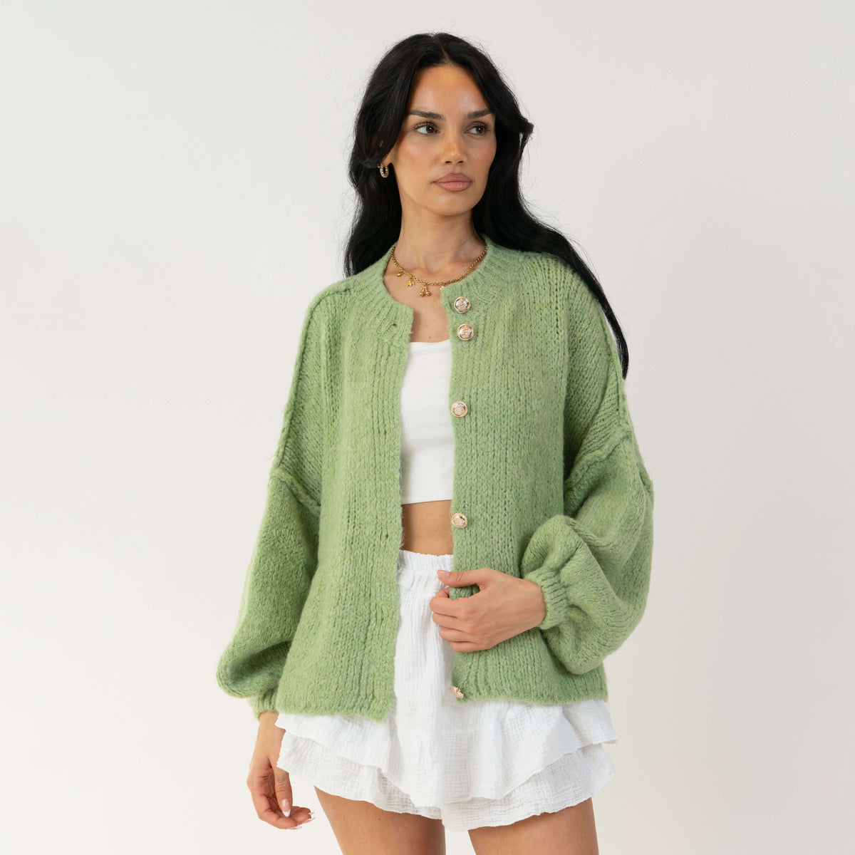 Cárdigan corto oversize CozyGlam