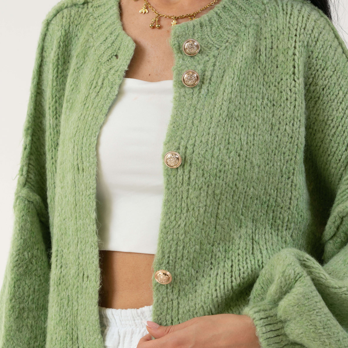 Cárdigan corto oversize CozyGlam