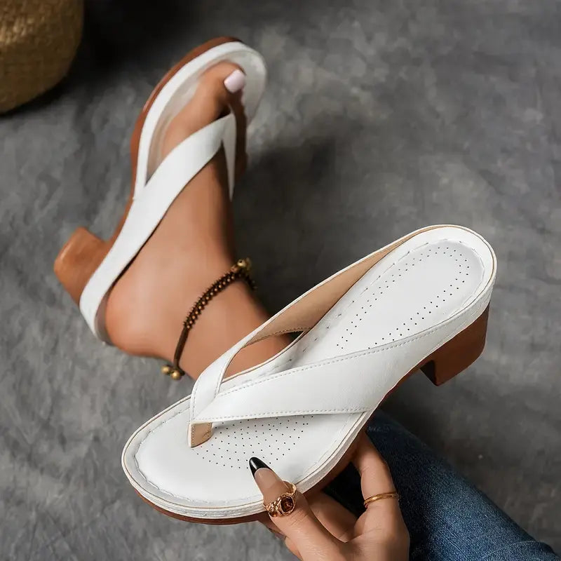 Sandalias Saskia de Dedo con Tacón