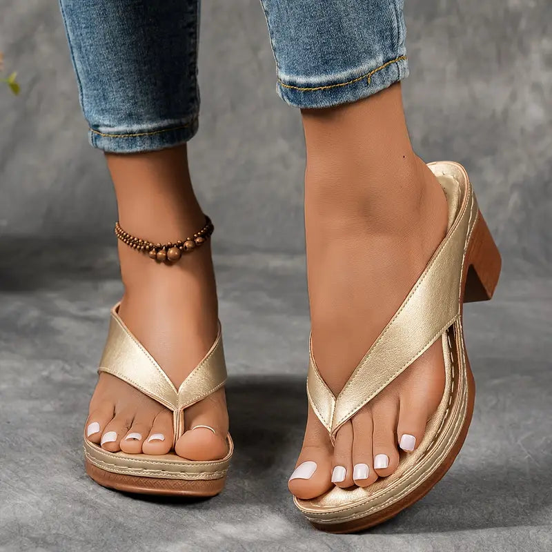 Sandalias Saskia de Dedo con Tacón