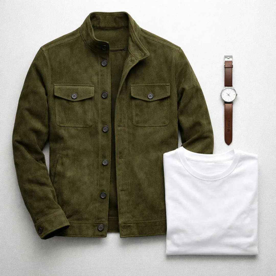 Chaqueta Efecto Ante Jari