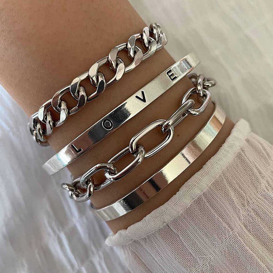 Set Bracciali Élan Mercer en Or Blanc
