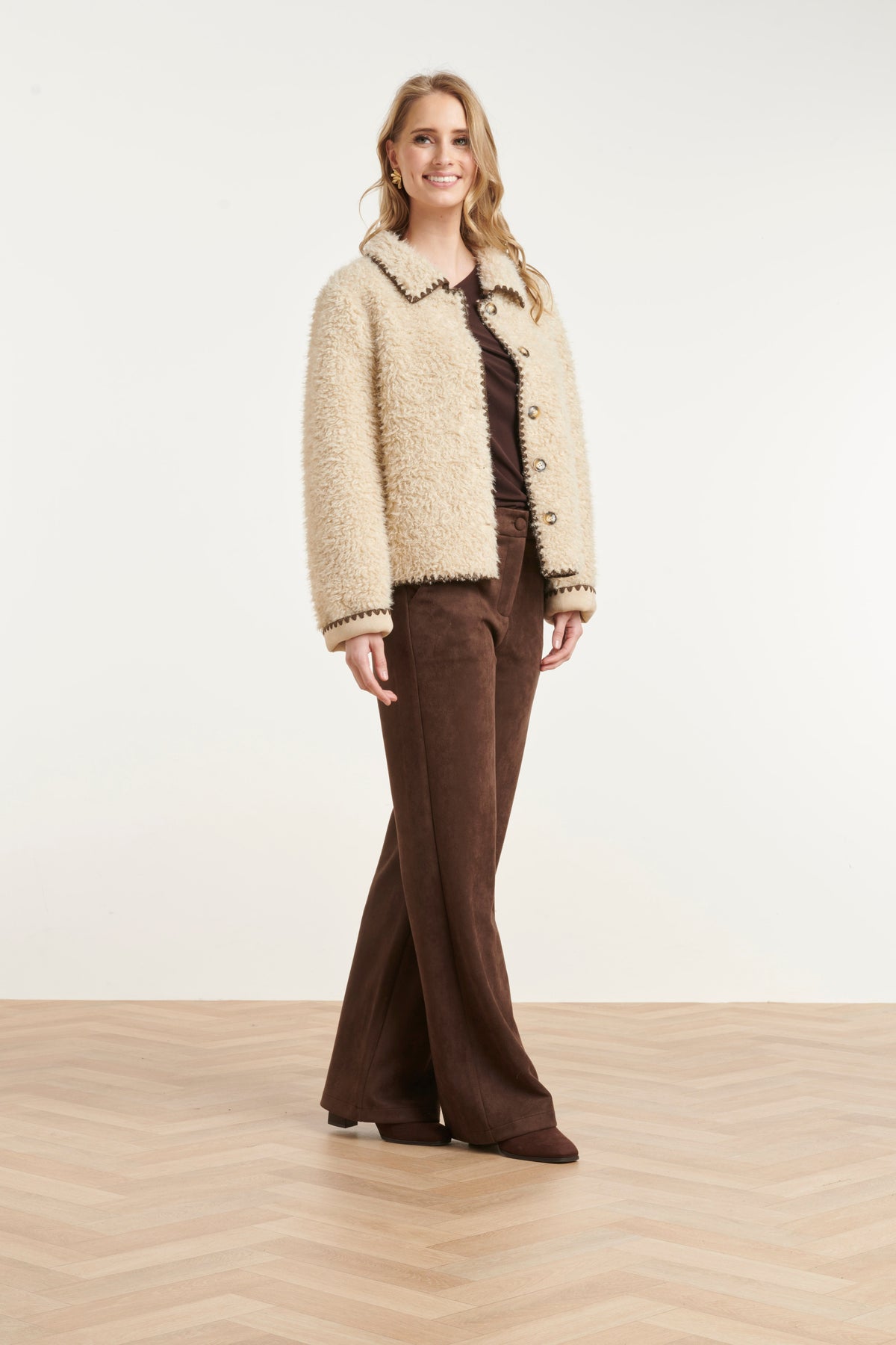 Chaqueta Reversible de Bouclé Arena