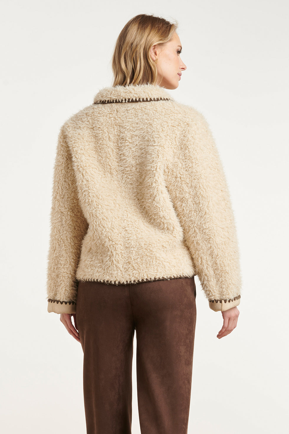 Chaqueta Reversible de Bouclé Arena