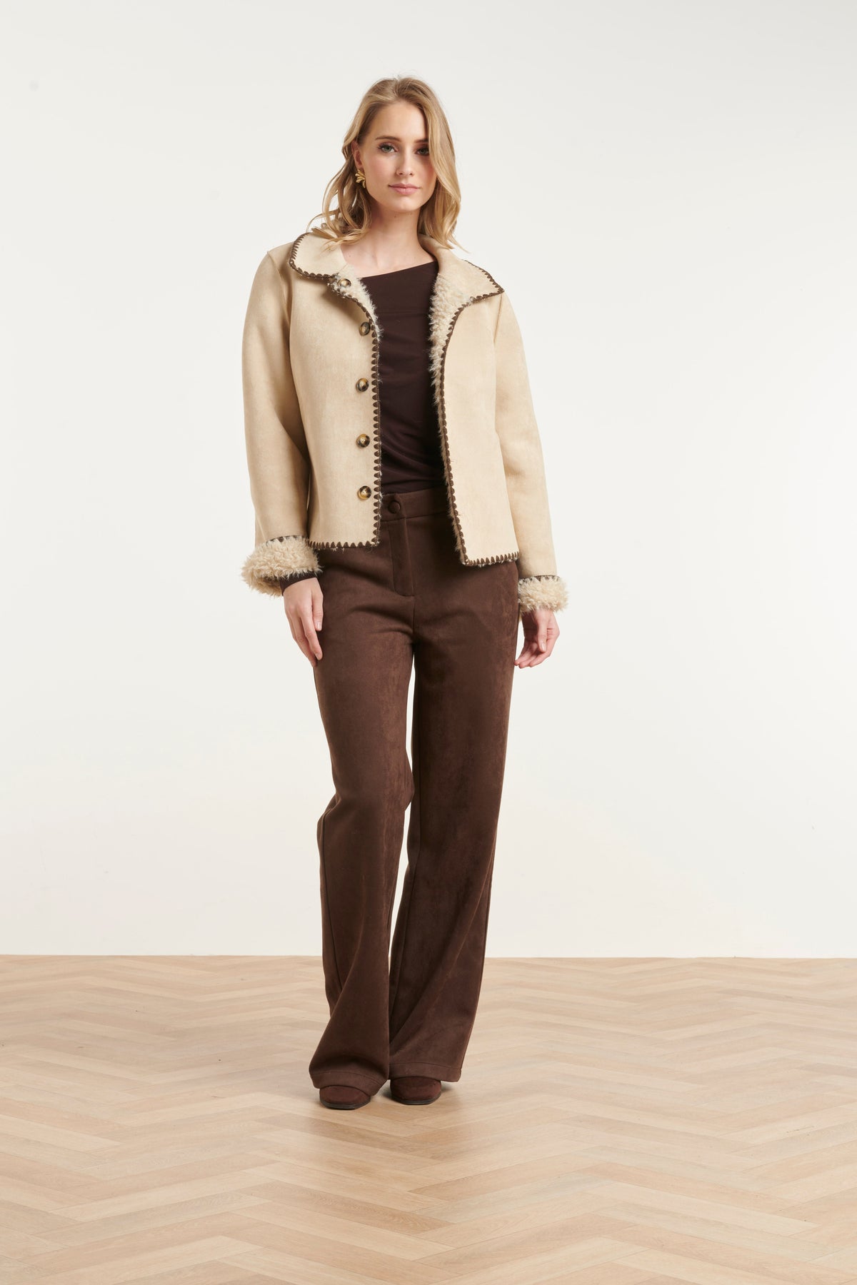 Chaqueta Reversible de Bouclé Arena